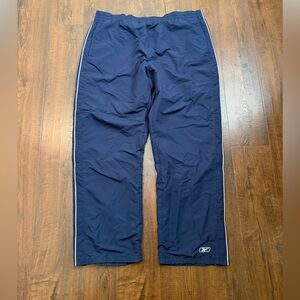Reebok men’s navy blue vintage track pants size XL